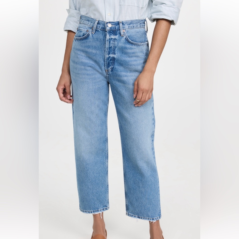 Agolde 90’s Crop Jeans in Bound Wash, size 28